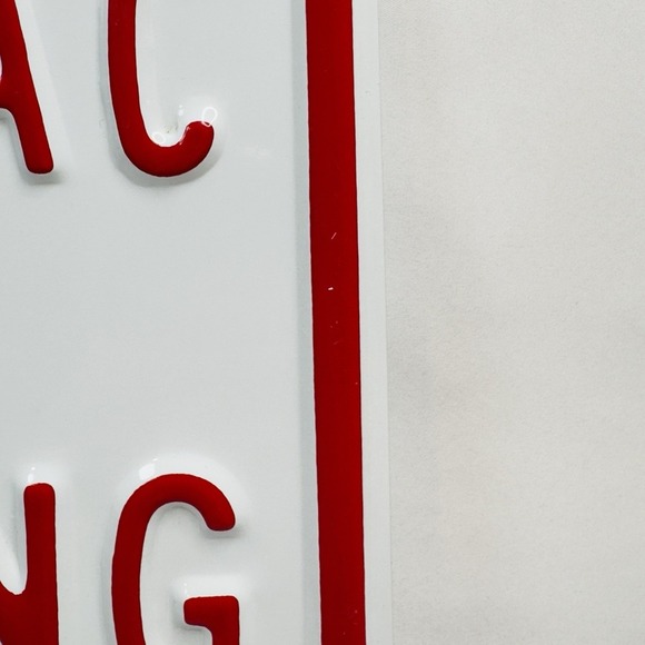 Metal Cadillac Parking Only Sign! 18x12 Size! - Picture 7 of 12